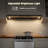 BRANO 36 In. Insert Range Hood 900 CFM, Convertible Built-In Kitchen Vent Hood with Voice/Gesture/Touch Control, Included Carbon Filter, Black Stainless Steel