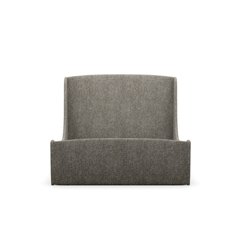 Swan Upholstered King Bed, Queen, Block 654212