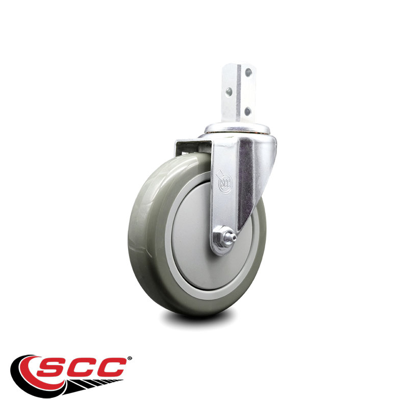 Polyurethane Caster, Gray