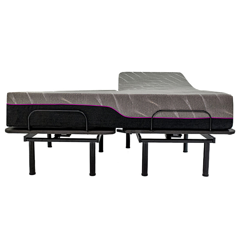 Bridgevine Home 11 Inch Renew Flex Head Memory Foam Mattress And Adjustable Base Bundle, King