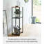 Solid Wood Pedestal End Table with Storage-89062291