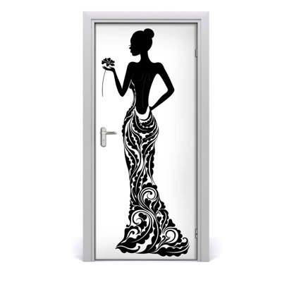 Fashion Illustration Door Decal