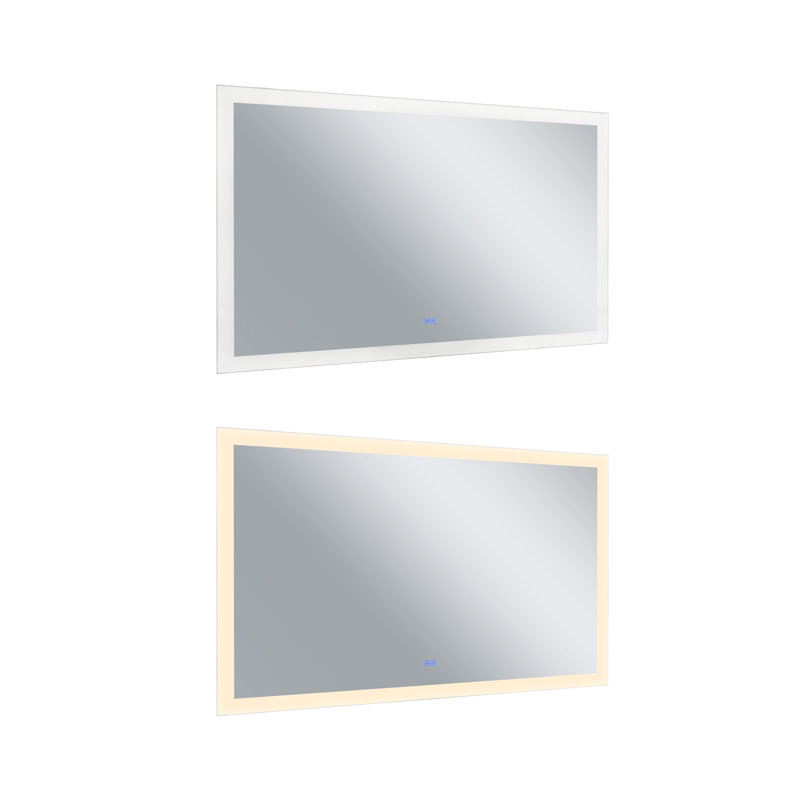 DEL blanc mat de notre collection Abigail, H 36 po x l 70 po