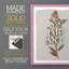 Impression botanique monochrome I - bois massif-993169381-993169380