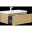 Meuble-lavabo de salle de bain avec lavabo, armoire de rangement murale avec tiroir à fermeture en douceur