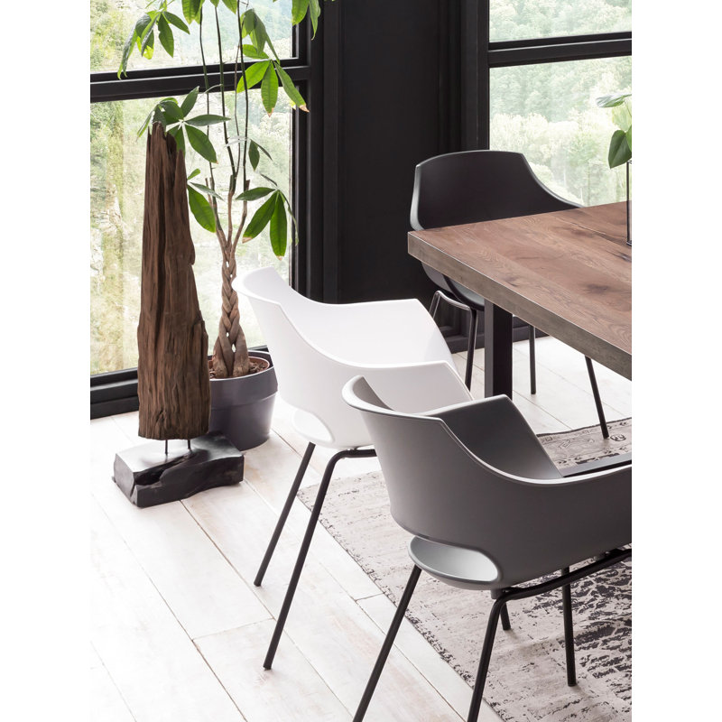 Mendota 50cm H Side Chair, Dark Grey