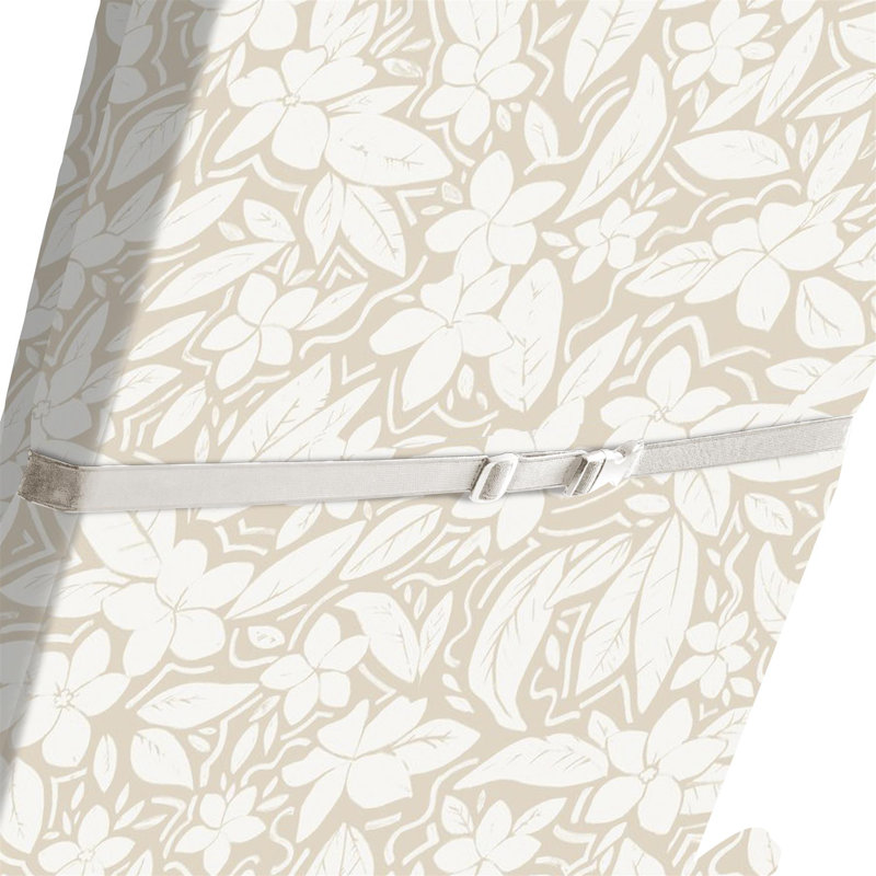 Blossom Garden Back/Seat Pad, Beige Floral