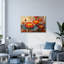 Ensemble de 1 tableau abstrait de fleurs de lotus sur toile tendue-548176060