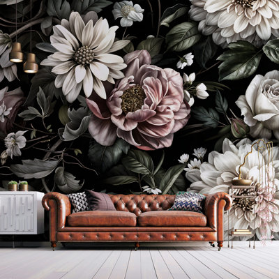 Papier peint floral Moody
