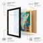 Golden Fish Art Deco 1 Piece Single Picture Frame Wall Art-136645914-136645909