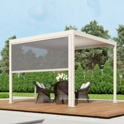 80/88S  Aluminum Pull Down  Screen for Pergola Accessory