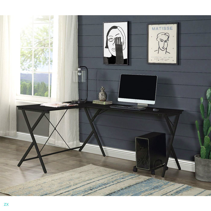 L-Shape Computer Desk With Computer Holder