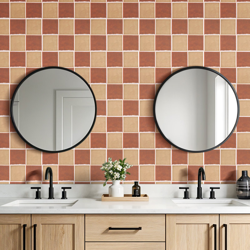 No Subject Wall Decals, Orange/Brown