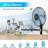 Simple Deluxe Oscillating Pedestal/Standing Fan