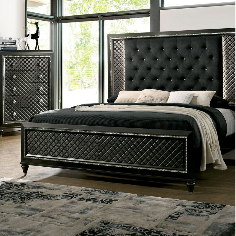 Upholstered Standard Bed, California King
