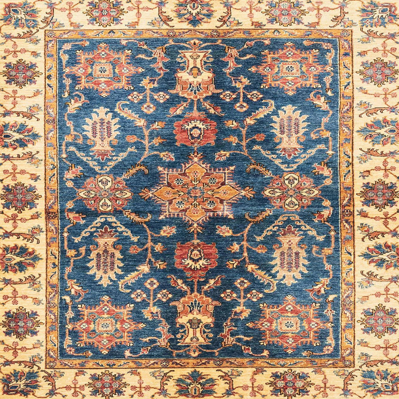 Abstract Indoor Rug, Square 3'