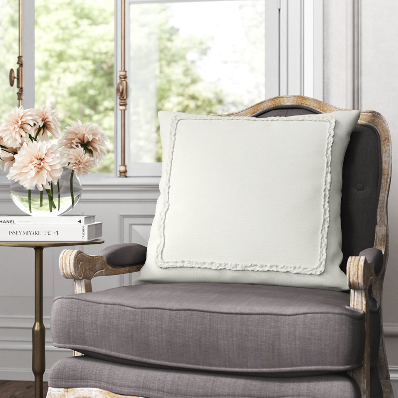 Kelly Clarkson Home Joseph Ruffled Cotton Throw Pillow & Reviews | Wayfair