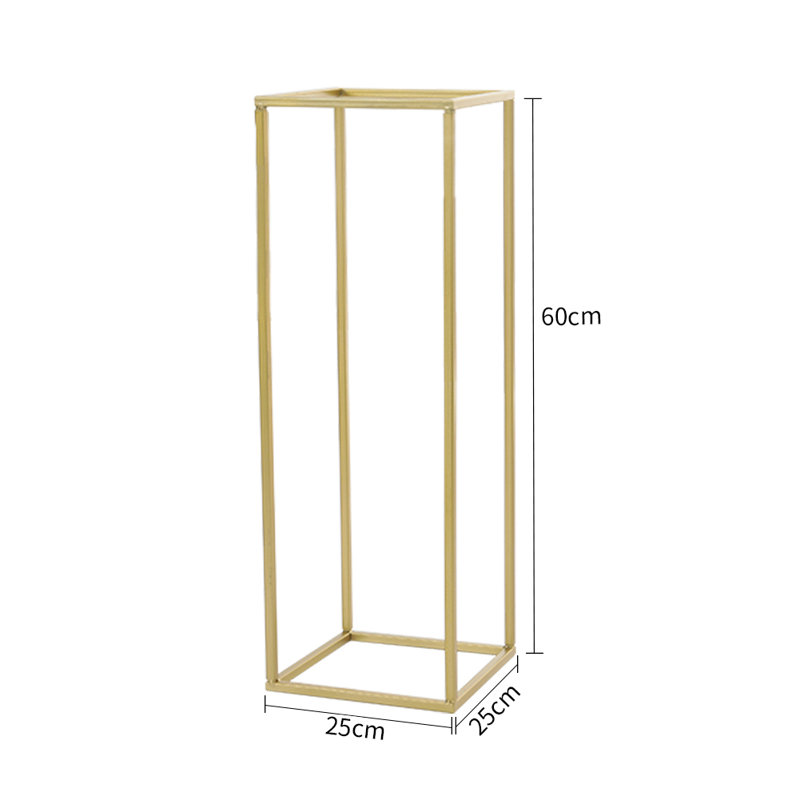 Iron, 60cm H x 25cm W x 25cm D, Gold