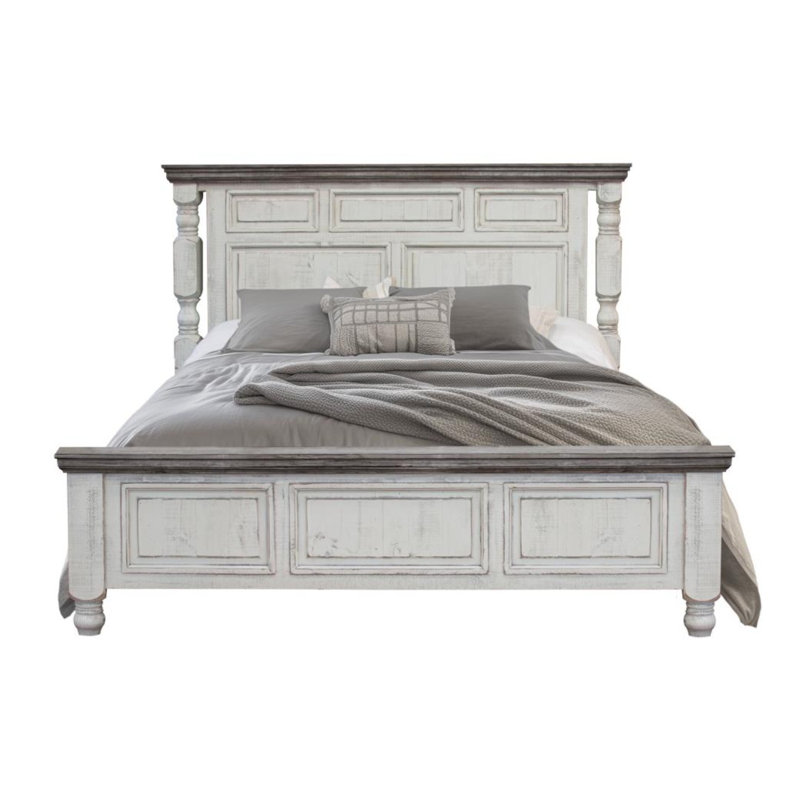 Stone Bed, King, Gray
