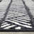 Shelldrake Black White Geometric Contrast Area Rug