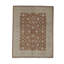 Hand-Knotted High-Quality Rust and Beige Area Rug