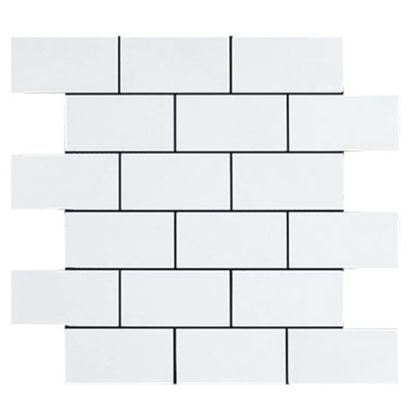2" x 4" Natural Stone Mosaic Subway Wall & Floor Tile