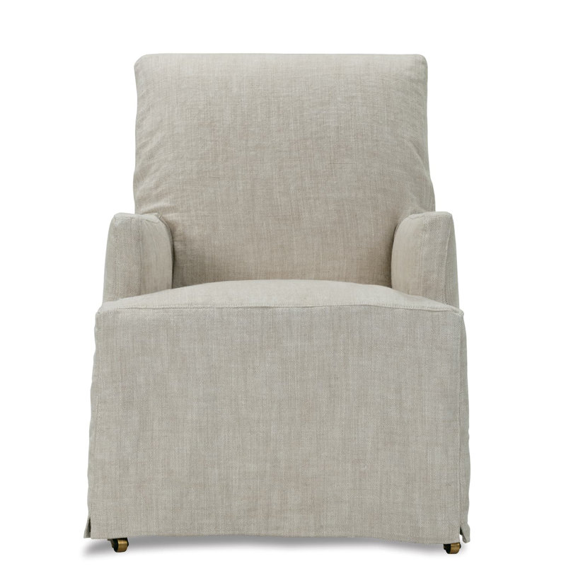 Natural Finch Slipcovered Dining Chair