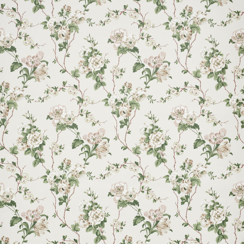 Papier peint Schumacher x Veere Grenney Betty, Rose discret