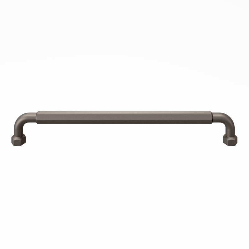 Dustin Bar Pull, Ash Gray, 8 13/16" Center To Center
