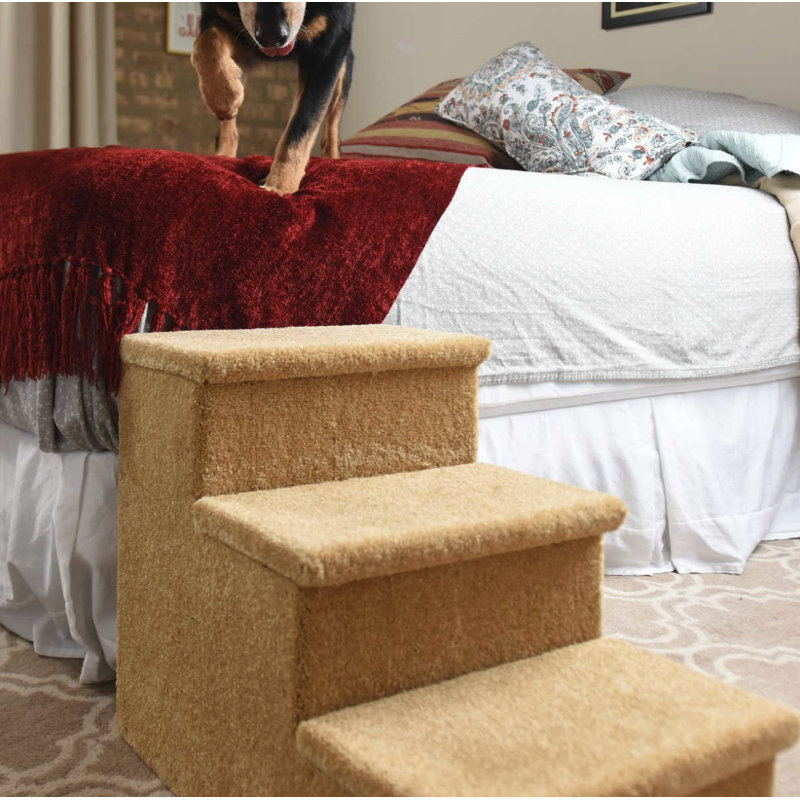 Escalier pour animaux 3 marches Jaimes, H 14 po x l 12,25 po x P 18 po