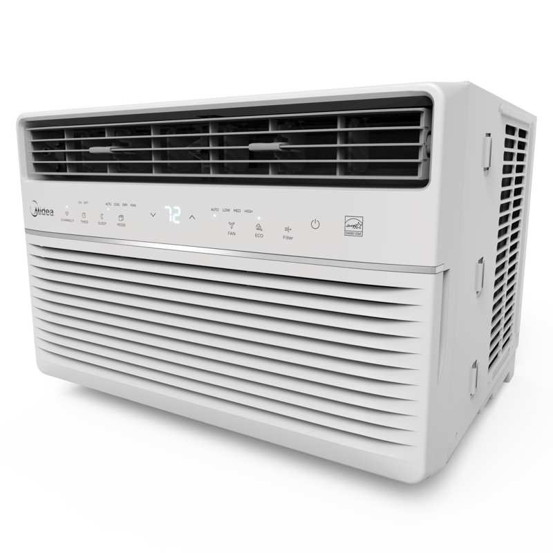 Climatiseur de fenêtre Midea 12 000 Btu Doe Smart Cool, pour des espaces allant jusqu'à 550 pieds carrés Pi.