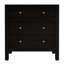 Table de chevet 3 tiroirs Celine, café-601508102