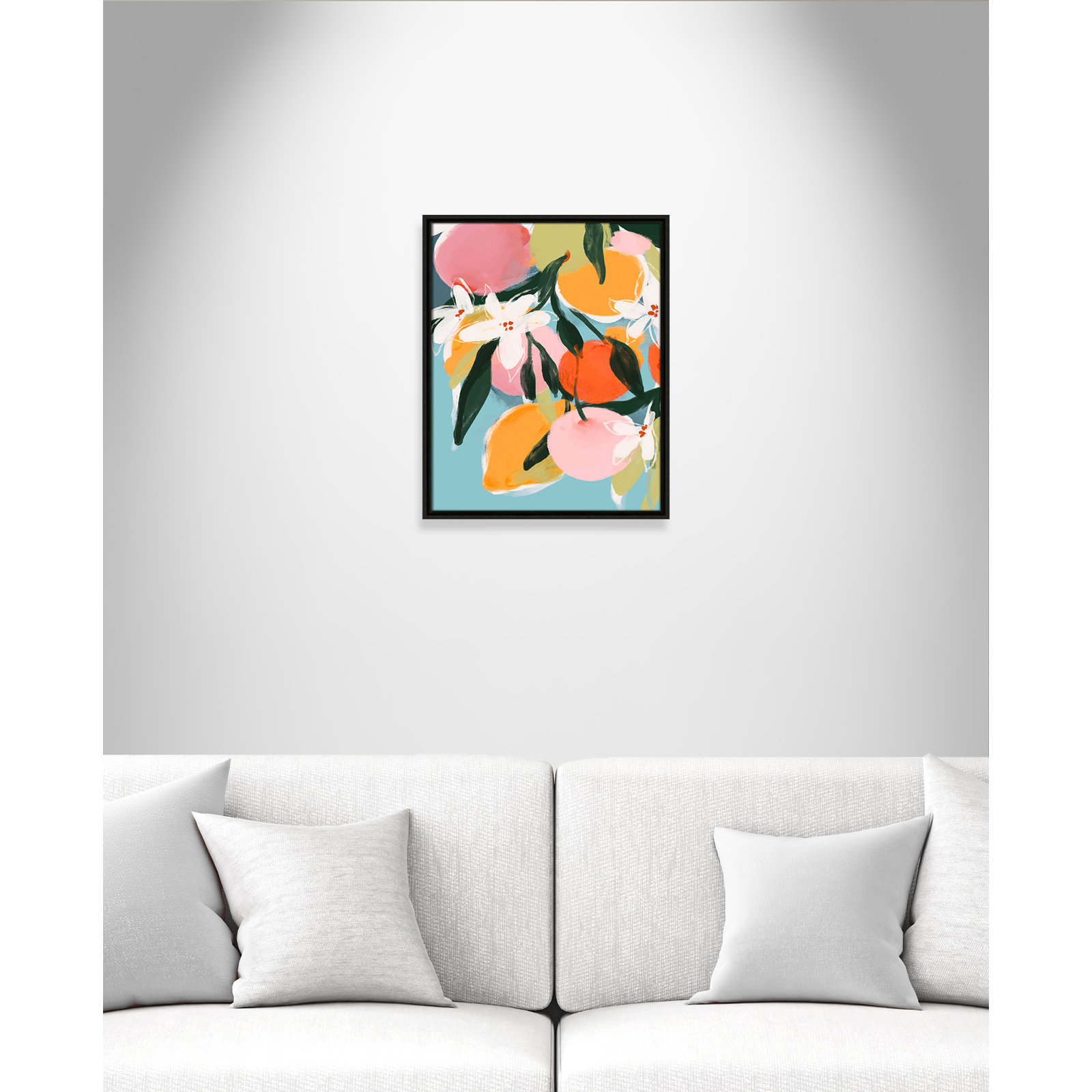 Fruity Summer I Print by Treechild, 21.5" H x 17.5" W, Espresso Floater