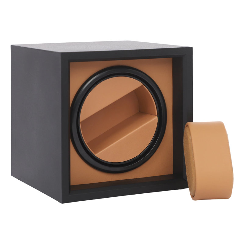 Automatic Single Watch Winder Watch Storage Box, Brown