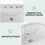 Bathroom Pedestal Sinks,Rectangular Pedestal Sink 26" W X 20" D Modern White Ceramic Pedestal Bathroom Sink