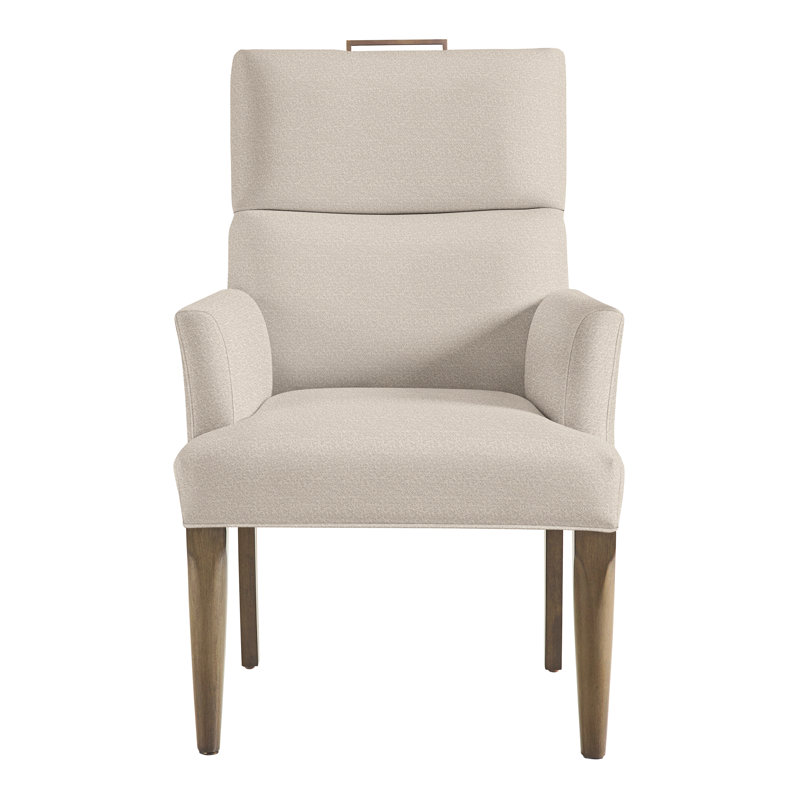 Thom Filicia Home Fabric Tight Back Arm Chair, Hampton, Nadia Steam
