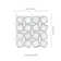 Bianco Dolomite Gridwork 12 in. x 12 in. Polished Marble Mosaic Tile