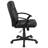 Mid-Back LeatherSoft Office Chair with Armrests