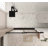 Frameless Shower Door 56-60 "W X 76" H, 1/4 "(6 Mm) Clear Tempered Glass, Explosion Proof Film, Stainless Steel Handle-117492539