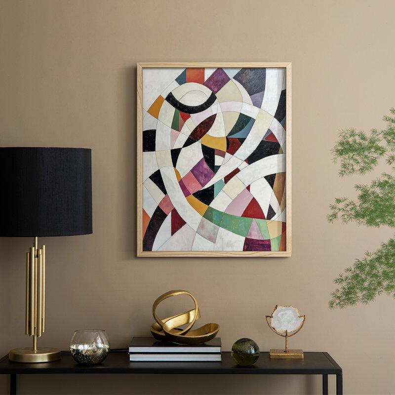 ABSTRACT Series LX Framed Print - Solid Wood, 11" H x 9" W