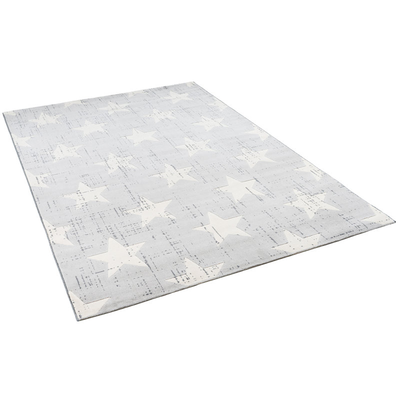 Canvas Geometric Area Rug, Rectangle 120 x 170cm