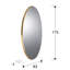 Broxton Engineered Wood Wall Mirror