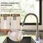Robinet d'évier de cuisine extractible, robinet de cuisine à poignée simple avec base DEL-102806759
