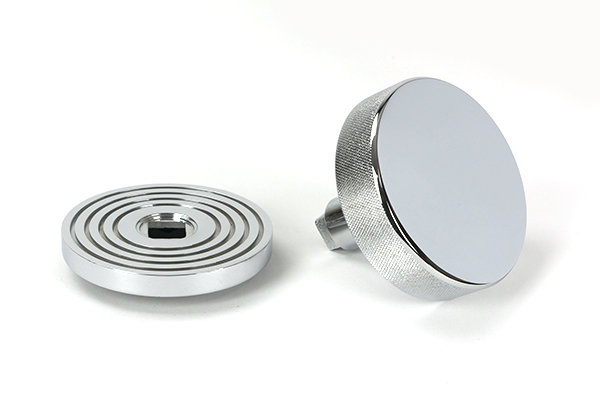 Brompton Single Dummy Door Knob , Polished Chrome