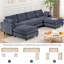 Canapé modulaire 6 pièces rembourré