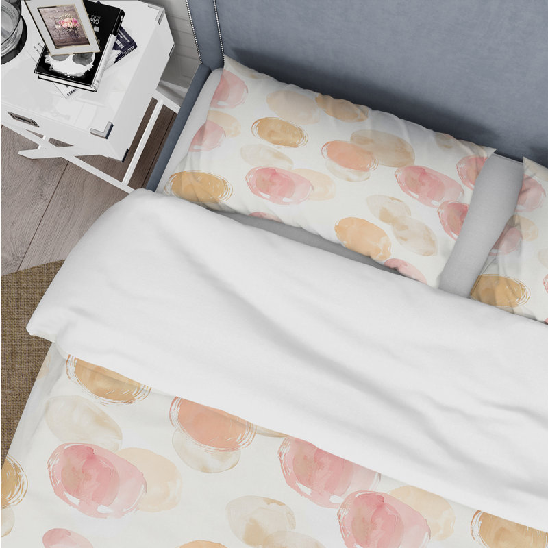 Ensemble de housse de couette rose Boho Circles II - Boho, Housse de couette très grand et 2 très grandes t