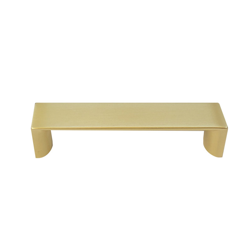 Metro 10.07" Center to Center Bar/Handle Pull, Satin Brass, 7.55"