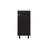 Bethel Wide One-Door Cabinet, Free Standing Vanity With Resin Sink And Two Shelves, Bathroom Storage, Black-958881926