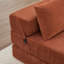 Canapé-lit pliable en velours côtelé avec 2 coussins Boneless-1501097776