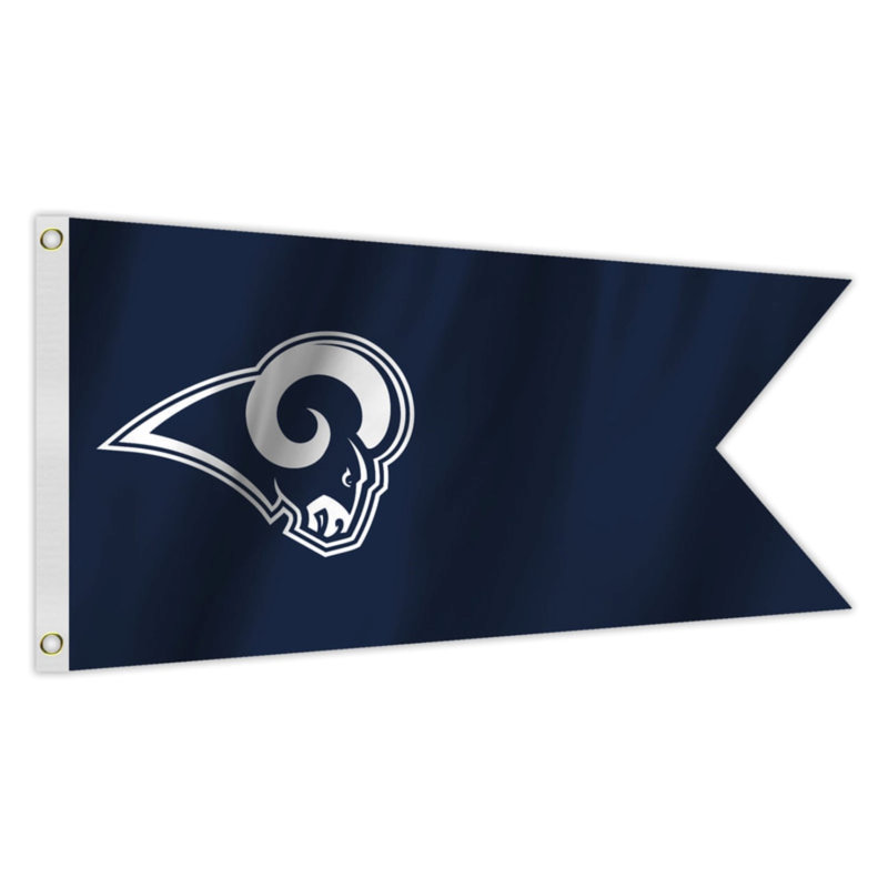 49ers en nylon 12 x 18 po san francisco drapeau maison, Rams de L.A.